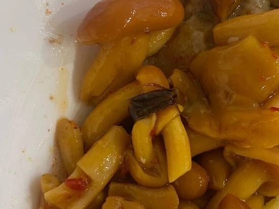 Кузбассовец купил маринованные грибы с тараканом
