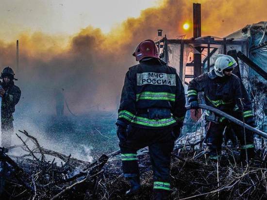 В Астрахани в пожаре погиб мужчина