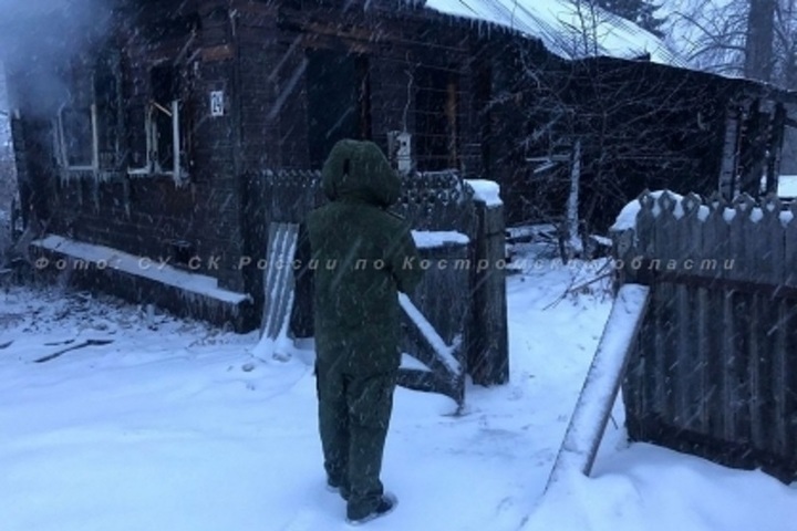Костромские трагедии: в Кологриве при пожаре погиб пожилой мужчина