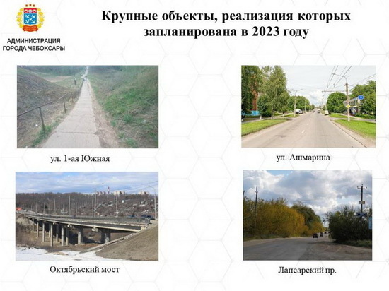 Чебоксары получат более 1,1 млрд рублей на ремонт дорог в 2023 году