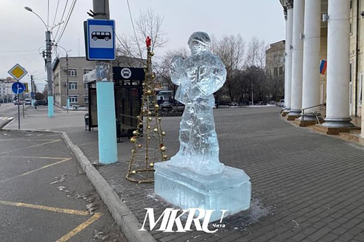 In Chita, the ice machine at the "New Year's soldier" was broken