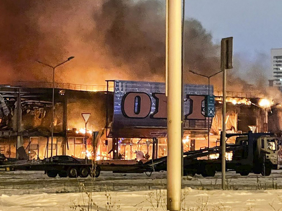 В Химках задержали подозреваемых в поджоге гипермаркета OBI