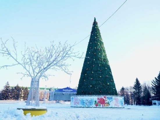 Биробиджан преображается перед Новым годом