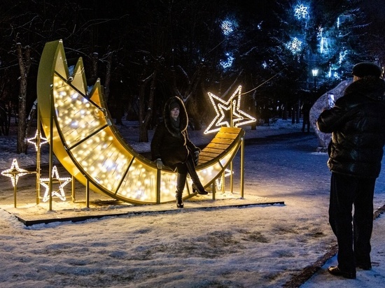 Новосибирск потратил на новогоднюю иллюминацию более 4 млн рублей