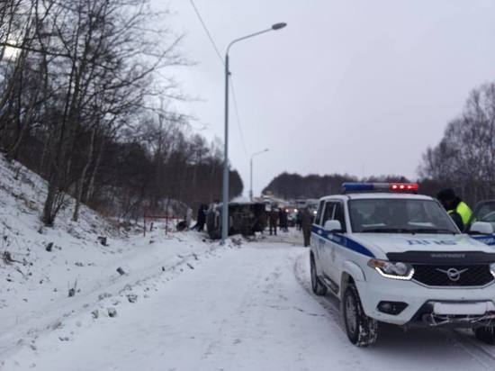 СК проверит обстоятельства аварии с пассажирским автобусом на юге Сахалина