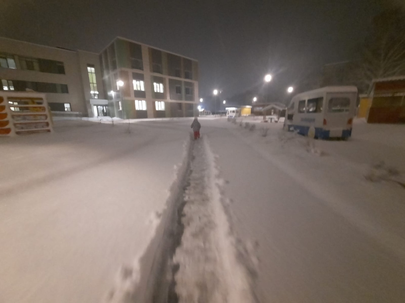Что творится в Калуге с приходом мощного снегопада 
