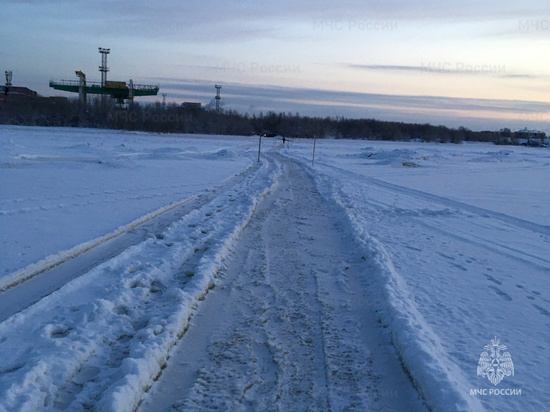 В Архангельской области работают 42 ледовые переправы