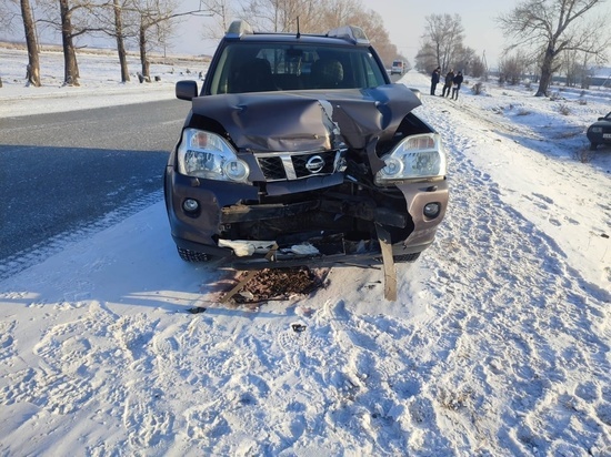 В Хакасии водитель ВАЗа попал в ДТП и не сразу понял, что пострадал