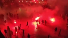 Футбольные болельщики после матча Франции и Марокко разгромили центр Парижа: видео