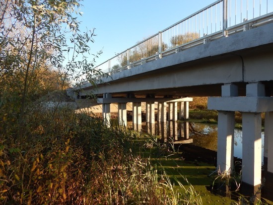 В Белгородской области отремонтировали мост через реку Халань