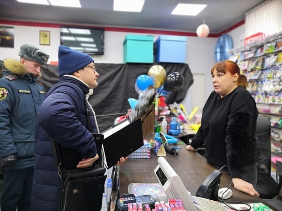 В Курской области проверили магазины пиротехники