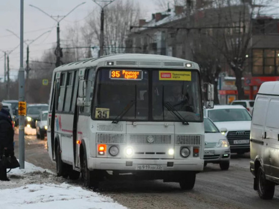 Общественный транспорт в Бийске будет ходить реже из-за вспышки ОРВИ среди водителей