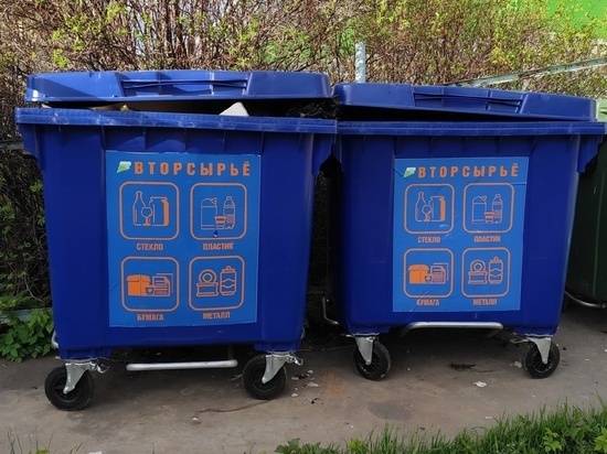 Контейнеры для раздельного сбора мусора установят возле жилых домов в Вологде
