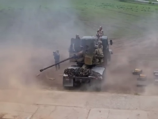 Бойцы ЛНР уничтожили цели с помощью С-60 на Лисичанском направлении