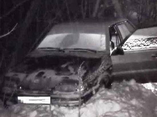В Новгородской области водитель съехал в кювет, буксируя тюбингом по дороге
