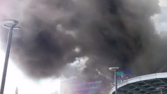 В Стамбуле загорелся торговый центр: видео пожара