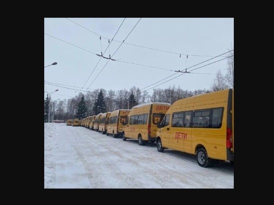 55 новых школьных автобусов поступили в Чувашию