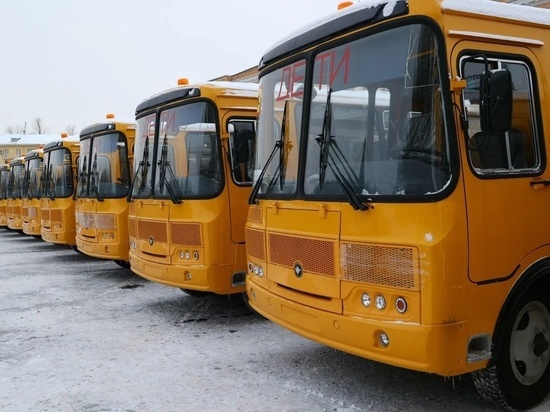Новые школьные автобусы получили 10 районов Новгородской области