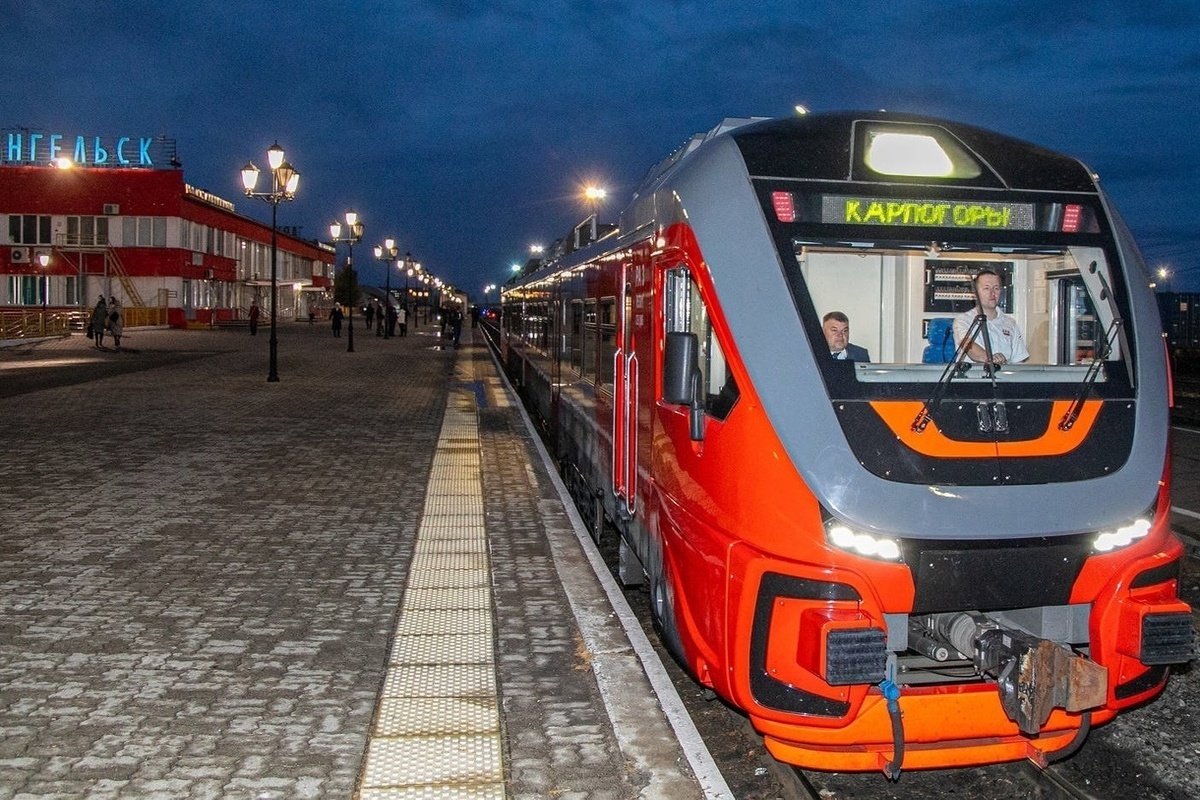 Пригородные поезда по маршруту Архангельск – Карпогоры будут курсировать 1  и 2 января - МК Архангельск