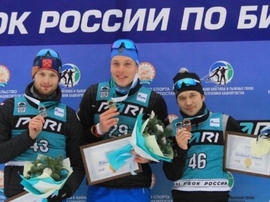 Золото четвертого этапа Кубка России по биатлону выиграл спортсмен из Удмуртии Александр Корнев