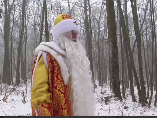 Дед Мороз из Великого Устюга поздравил военнослужащих в Белгородской области