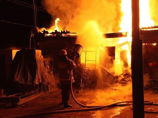 В Цимлянском районе во время пожара погиб 55-летний мужчина