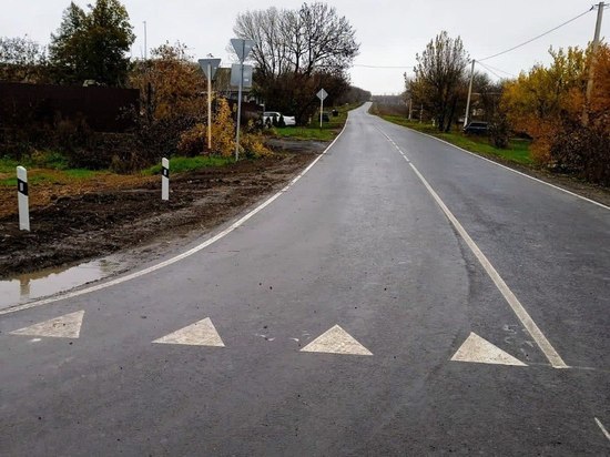 В Белгородской области отремонтировали автодорогу Ольшанка – Орлик – Комаревцево