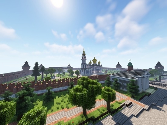 Жители Тулы воссоздают исторический центр города в игре "Minecraft"