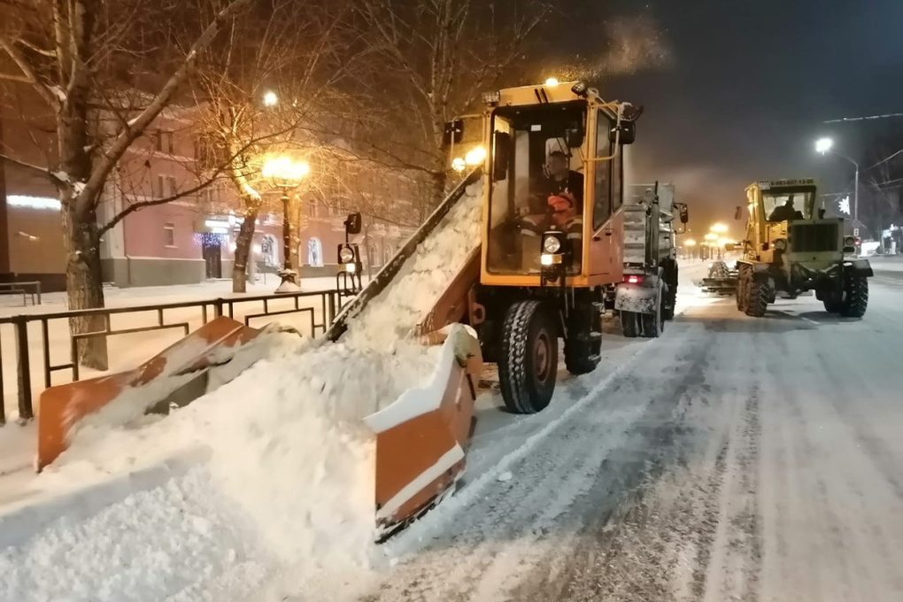 Уборка снега с дорог