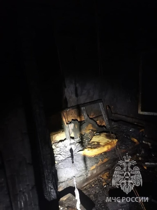 В Октябрьском районе при пожаре погиб мужчина