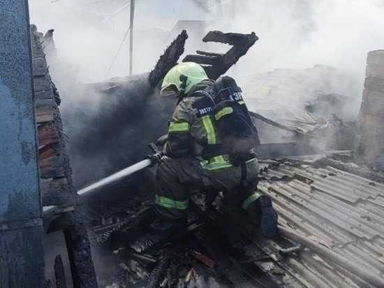 Во время пожара в центре Ростова погибла пенсионерка