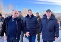 Сегодня председатель Правительства ДНР Виталий Хоценко совместно с губернатором Сахалинской области Валерий Лимаренко посетили с рабочим Шахтерск