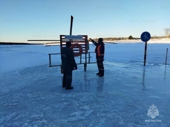 В Омской области закрыли ледовую переправу