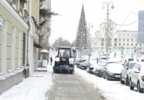 В телеграм-канале мэрии Белгорода рассказали, как идет уборка дорог от выпавшего за ночь снега