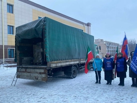 В Лисичанск из Менделеевска татарстанцы отправили фуру с грузом