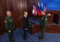 Президент РФ Владимир Путин проводит расширенное заседание коллегии Министерства обороны
