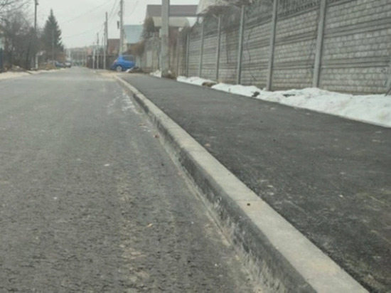 В Тамбове заасфальтировали дорогу на Карьерной в Ласках