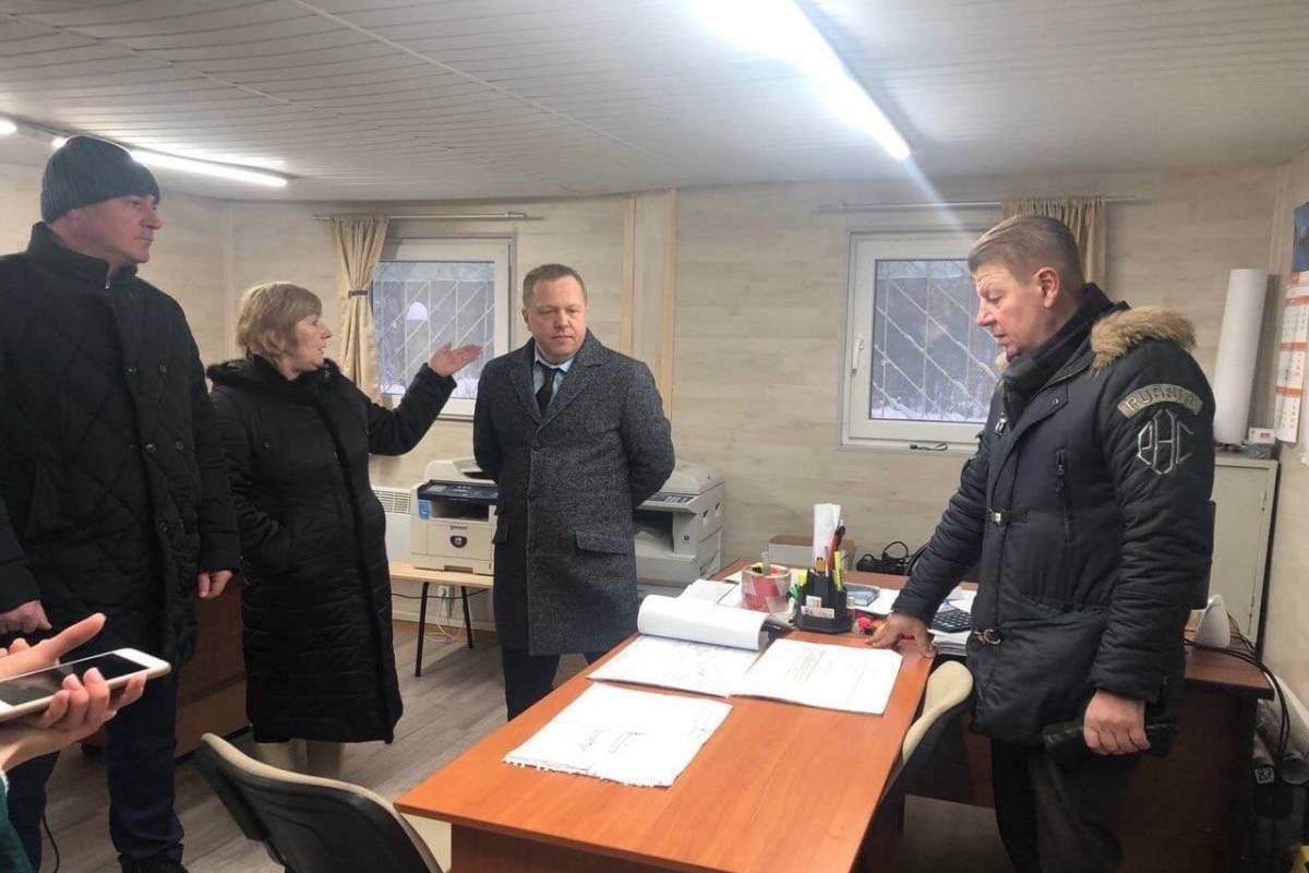 Народная программа: Алексей Ситников оценил строительство физкультурно-оздоровительного комплекса в Шарье