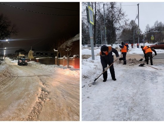 Около 50 спецмашин убирают снег на улицах Йошкар-Олы