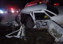 В ночь на 23 декабря в Валуйском горокруге столкнулись ВАЗ-2110 и КамАЗ