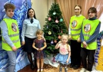 Участники отряда Юных инспекторов движения «Зебра» посетили воспитанников дошкольного отделения СОШ № 1 городского округа Серпухов
