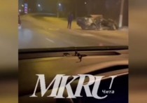 Столкновение, в котором пострадали два человека, произошло вечером 23 декабря на улице Кирова,35 в Чите