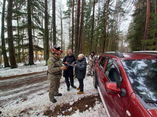В ленинградском заповедники «Кивипарк» задержали водителей-нарушителей