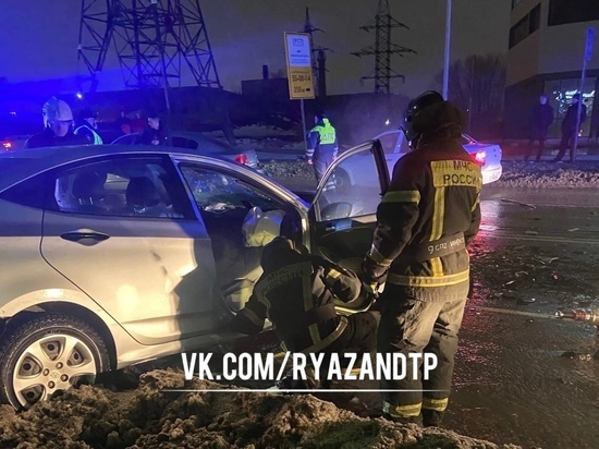 Пострадавший в ДТП в Рязани водитель Opel получил перелом позвоночника