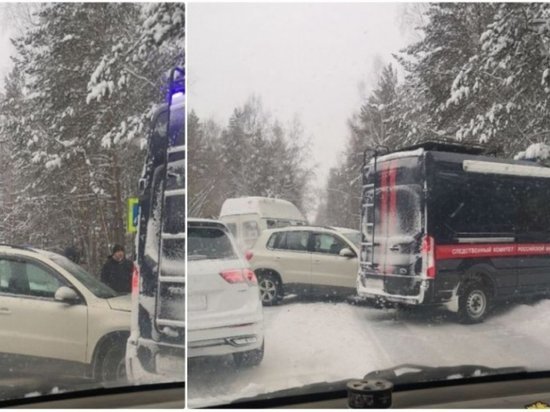В Новосибирске в ДТП попала машина Следственного комитета