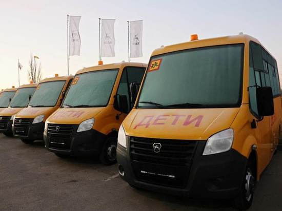 Школам Крыма направили 55 новых автобусов для перевозки детей