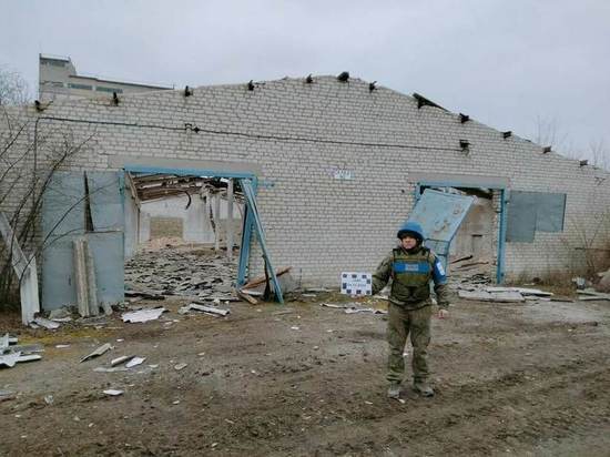 ВСУ уничтожили элеватор в селе Половинкино ЛНР