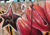 В Бийске возбудили 15 административных дел против вандала, испортившего граффити, посвященные ветерану войны и памяти о Великой Отечественной войне