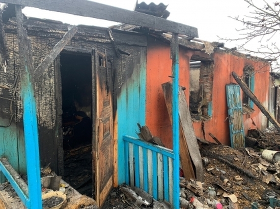 В Омской области пожар в частном доме унёс жизни двух человек