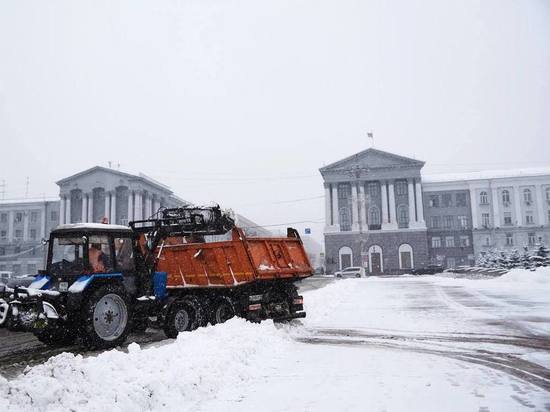 Губернатор Курской области создал штаб по борьбе с обильными снегопадами